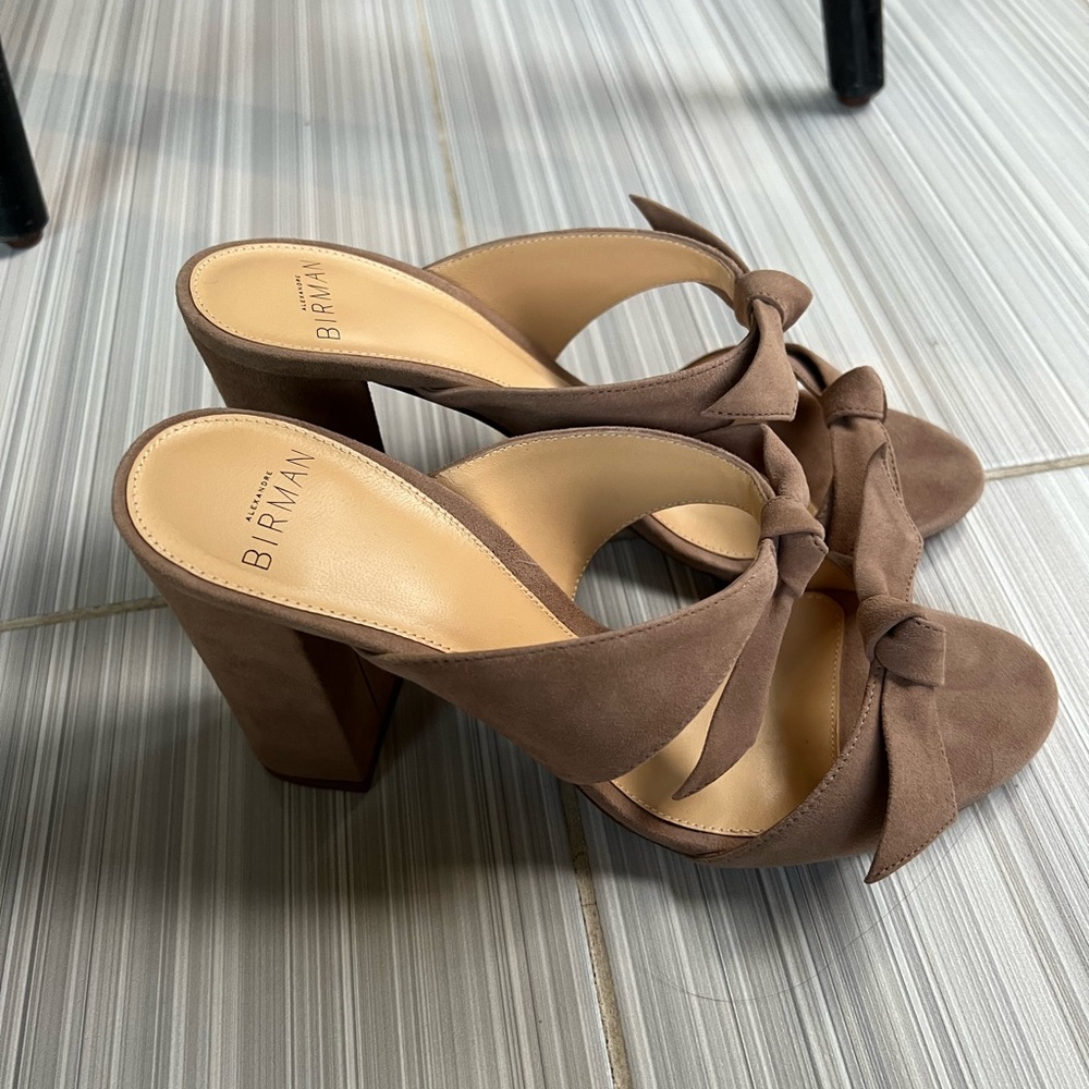 Alexander Birman ✨ Clarita Dual-Bow Block Heel
